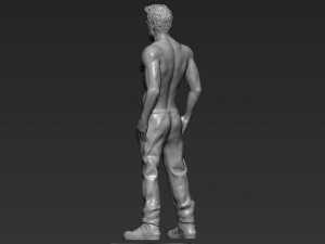 tyler durden brad pitt fight club for full color 3d printing Modelo de Impressão 3D