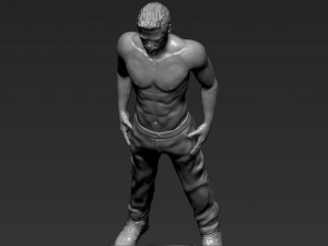 tyler durden brad pitt fight club for full color 3d printing Modelo de Impressão 3D