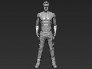tyler durden brad pitt fight club for full color 3d printing Modelo de Impressão 3D
