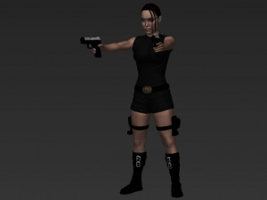 lara croft tomb raider jolie ready for full color 3d printing 3D Print Model