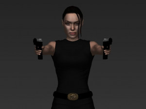 lara croft tomb raider jolie ready for full color 3d printing 3D Print Model