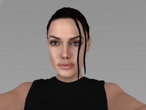 lara croft tomb raider jolie ready for full color 3d printing 3D Print Model