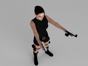 lara croft tomb raider jolie ready for full color 3d printing 3D Print Model