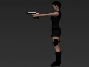 lara croft tomb raider jolie ready for full color 3d printing 3D Print Model