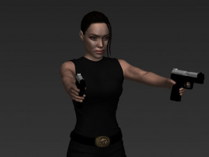 lara croft tomb raider jolie ready for full color 3d printing 3D Print Model
