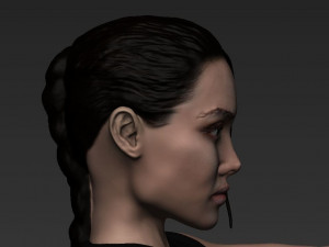 lara croft tomb raider jolie ready for full color 3d printing 3D Print Model
