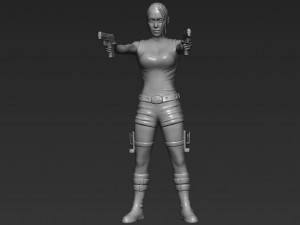 lara croft tomb raider jolie ready for full color 3d printing 3D Print Model