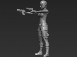 lara croft tomb raider jolie ready for full color 3d printing 3D Print Model