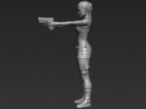 lara croft tomb raider jolie ready for full color 3d printing 3D Print Model
