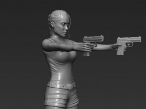 lara croft tomb raider jolie ready for full color 3d printing 3D Print Model