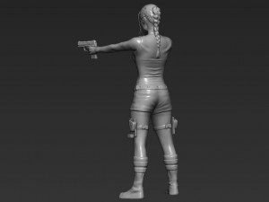 lara croft tomb raider jolie ready for full color 3d printing 3D Print Model