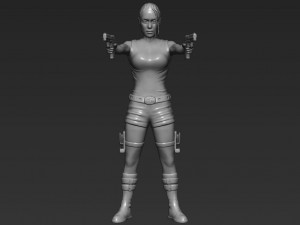 lara croft tomb raider jolie ready for full color 3d printing 3D Print Model