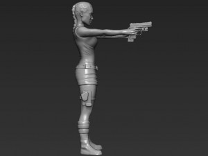 lara croft tomb raider jolie ready for full color 3d printing 3D Print Model