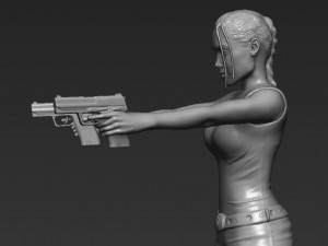 lara croft tomb raider jolie ready for full color 3d printing 3D Print Model