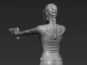 lara croft tomb raider jolie ready for full color 3d printing 3D Print Model