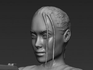 lara croft tomb raider jolie ready for full color 3d printing 3D Print Model