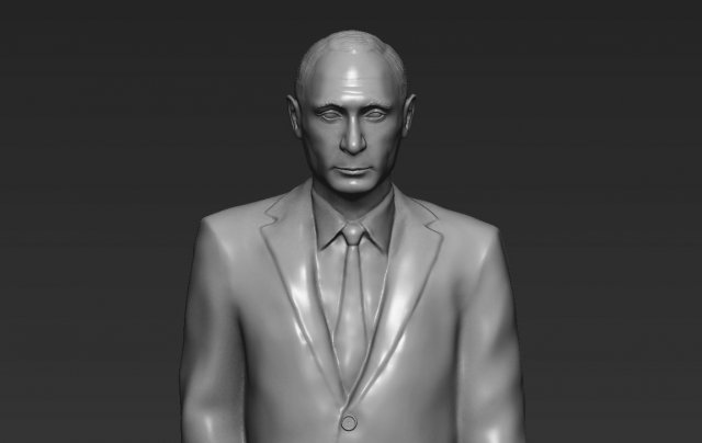 vladimir putin 3d printing ready stl obj Modelo de Impressão 3D .c4d .max .obj .3ds .fbx .stl .blend 