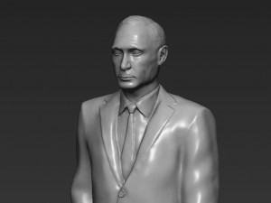 vladimir putin 3d printing ready stl obj Modelo de Impressão 3D