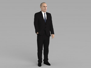vladimir putin ready for full color 3d printing 3D प्रिंट मॉडल