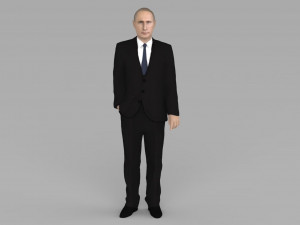 vladimir putin ready for full color 3d printing 3D प्रिंट मॉडल