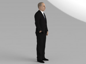 vladimir putin ready for full color 3d printing 3D प्रिंट मॉडल