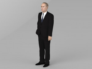 vladimir putin ready for full color 3d printing 3D प्रिंट मॉडल
