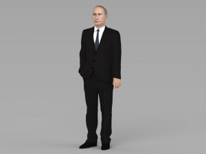 vladimir putin ready for full color 3d printing 3D प्रिंट मॉडल
