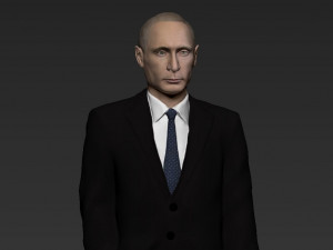 vladimir putin ready for full color 3d printing 3D प्रिंट मॉडल