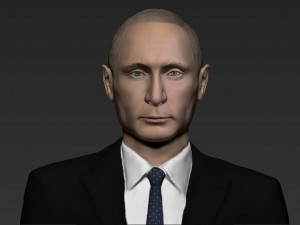 vladimir putin ready for full color 3d printing 3D प्रिंट मॉडल