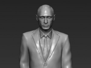 vladimir putin ready for full color 3d printing 3D प्रिंट मॉडल