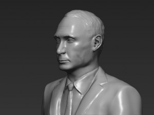 vladimir putin ready for full color 3d printing 3D प्रिंट मॉडल