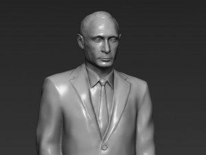 vladimir putin ready for full color 3d printing 3D प्रिंट मॉडल