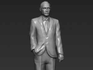 vladimir putin ready for full color 3d printing 3D प्रिंट मॉडल