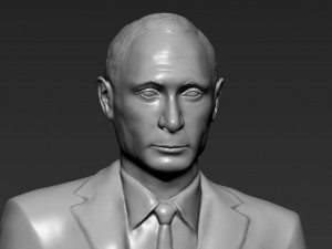 vladimir putin ready for full color 3d printing 3D प्रिंट मॉडल