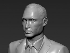 vladimir putin ready for full color 3d printing 3D प्रिंट मॉडल