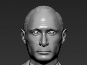 vladimir putin ready for full color 3d printing 3D प्रिंट मॉडल