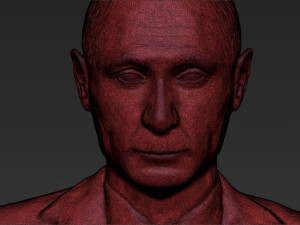 vladimir putin ready for full color 3d printing 3D प्रिंट मॉडल