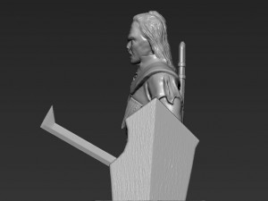 lurtz uruk-hai the lord of the rings 3d printing ready stl obj 3D Baskı Modeli