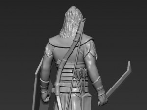 lurtz uruk-hai the lord of the rings 3d printing ready stl obj 3D Baskı Modeli