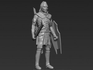 lurtz uruk-hai the lord of the rings 3d printing ready stl obj 3D Baskı Modeli