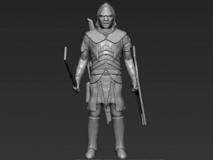 lurtz uruk-hai the lord of the rings 3d printing ready stl obj 3D Baskı Modeli