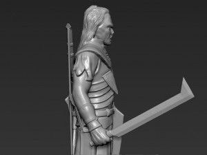 lurtz uruk-hai the lord of the rings 3d printing ready stl obj 3D Baskı Modeli