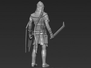 lurtz uruk-hai the lord of the rings 3d printing ready stl obj 3D Baskı Modeli