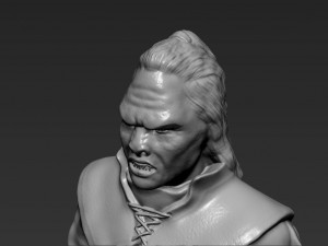 lurtz uruk-hai the lord of the rings 3d printing ready stl obj 3D Baskı Modeli