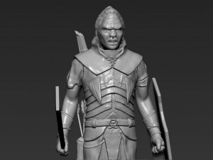 lurtz uruk-hai the lord of the rings 3d printing ready stl obj 3D Baskı Modeli