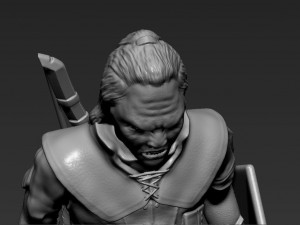 lurtz uruk-hai the lord of the rings 3d printing ready stl obj 3D Baskı Modeli