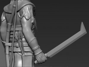 lurtz uruk-hai the lord of the rings 3d printing ready stl obj 3D Baskı Modeli