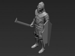 lurtz uruk-hai the lord of the rings 3d printing ready stl obj 3D Baskı Modeli