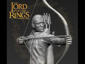 legolas the lord of the rings 3d printing ready stl obj 3D प्रिंट मॉडल