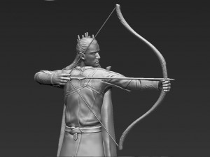 legolas the lord of the rings 3d printing ready stl obj Modello di stampa 3D
